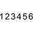 Numberer 1-6