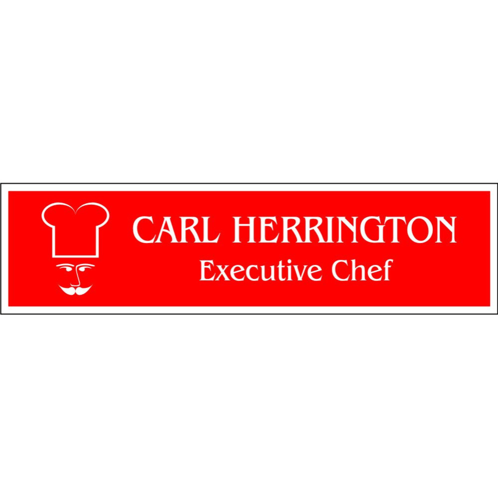 3/4" x 3" Engraved Name tag