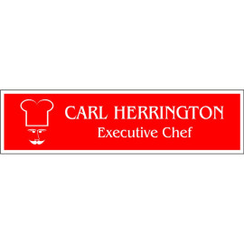 3/4" x 3" Engraved Name tag