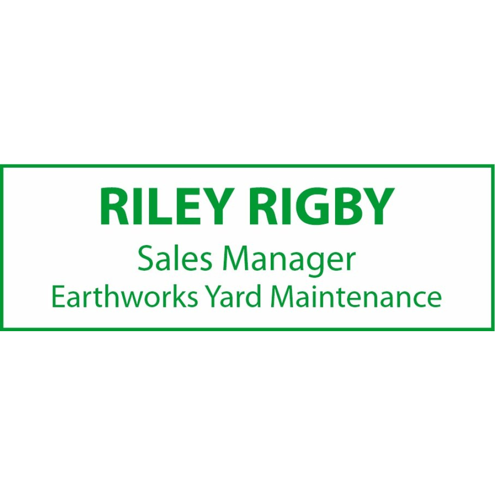 1" x 3" Engraved Name tag
