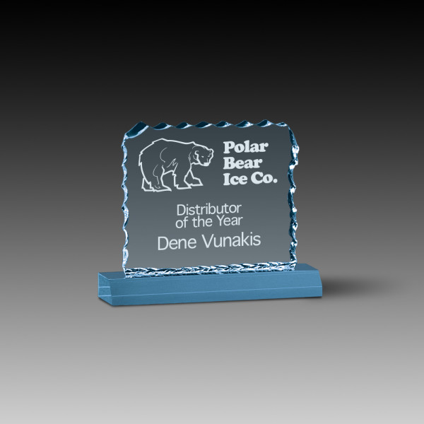 Acrylic Cracked Ice Award