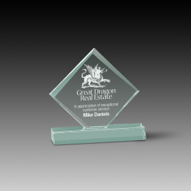 Acrylic Award Diamond Jewel Bevel