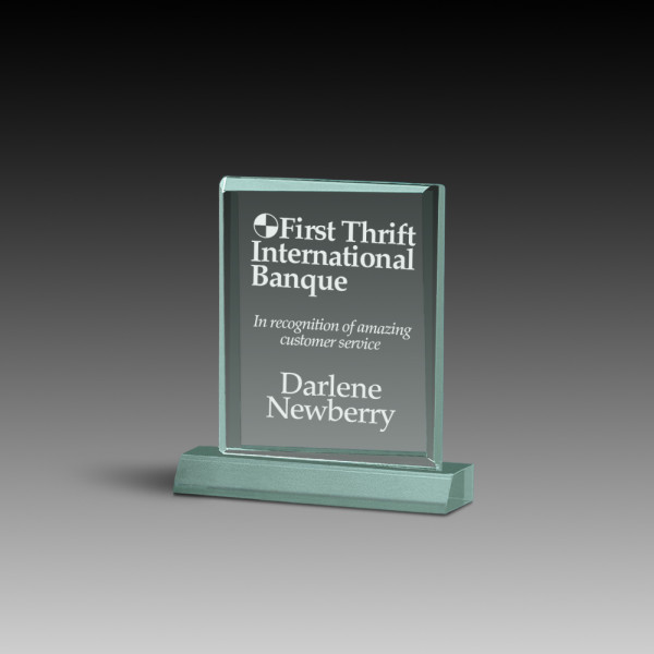 Acrylic Jewel Bevel Award