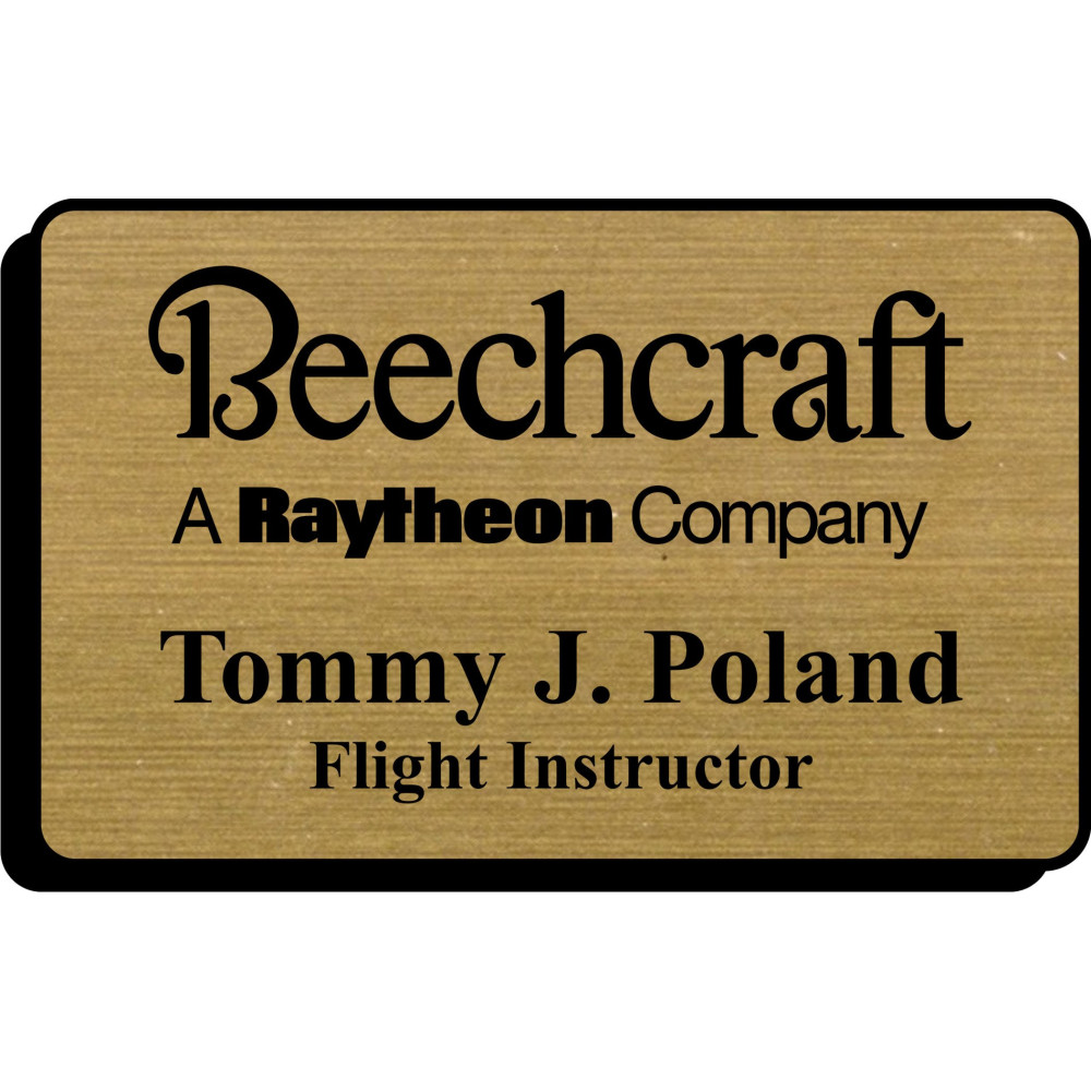 Gold Full Color Printed Tag