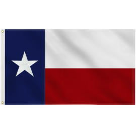 3' x 5' Texas Flag (Embroided Star and Stitched)