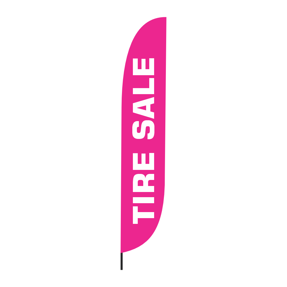 18 foot-tall Convex Feather Flag