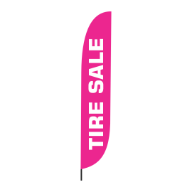 18 foot-tall Convex Feather Flag