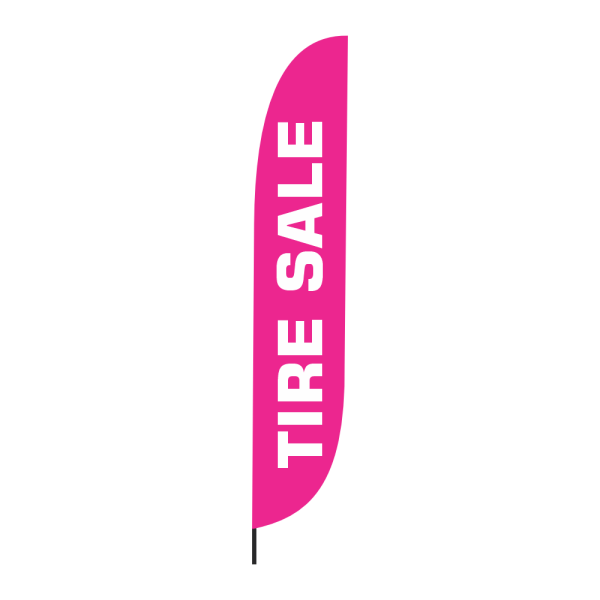 18 foot-tall Convex Feather Flag