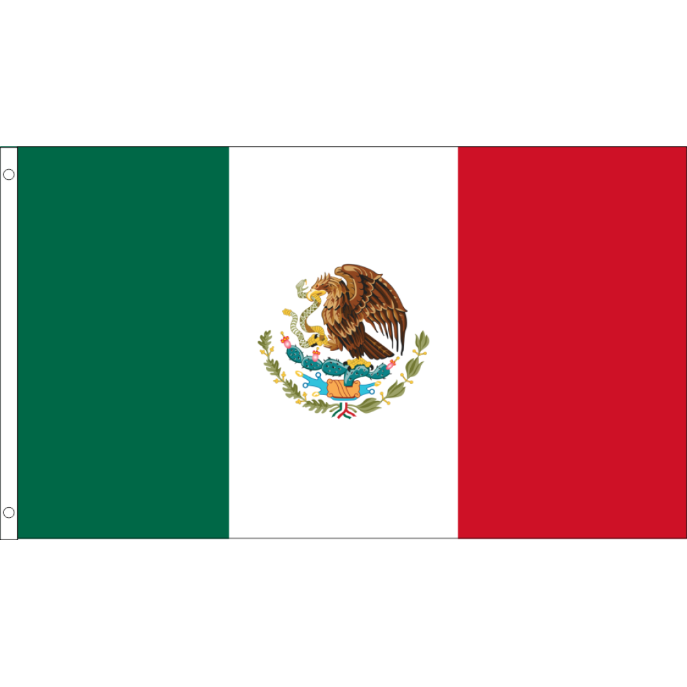 3' x 5' Mexico Flag