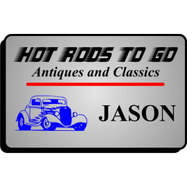 Silver Full Color Printed Tag