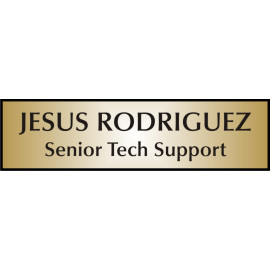3/4" x 3" Engraved Name tag