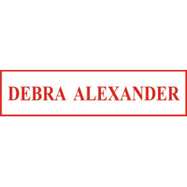 3/4" x 3" Engraved Name tag