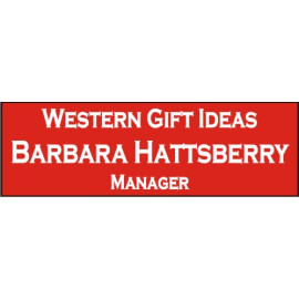 1" x 3" Engraved Name tag