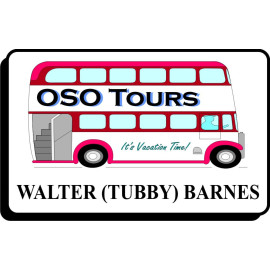 White Full Color Printed Tag