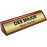 Rosewood Piano Finish Desk Plate