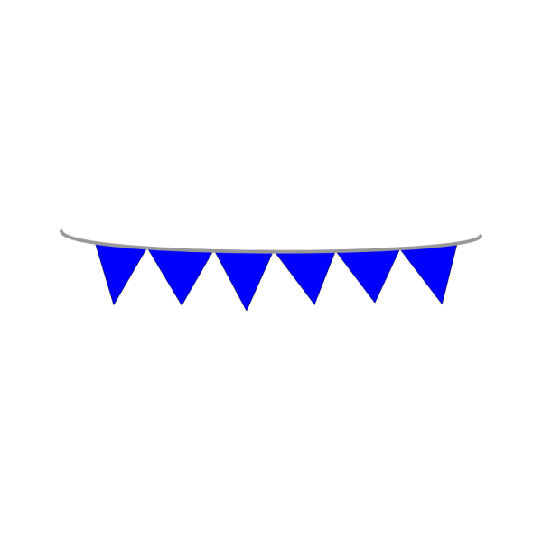 Pennants Blue