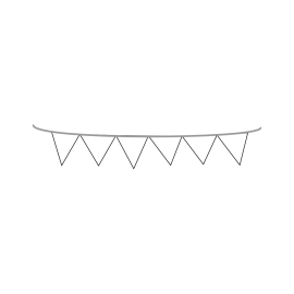 Pennants White