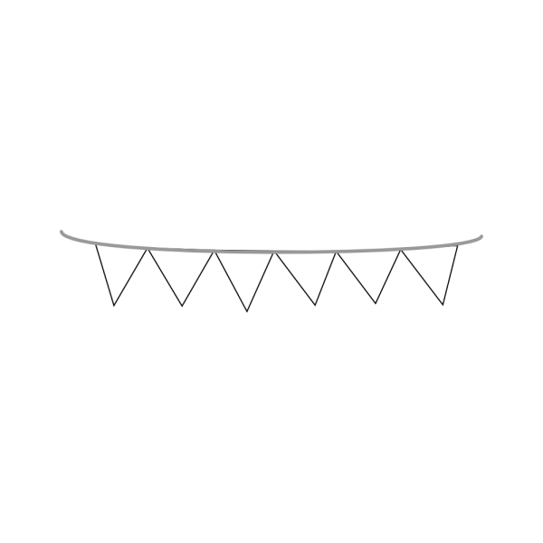 Pennants White