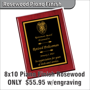 Rosewood Plaques