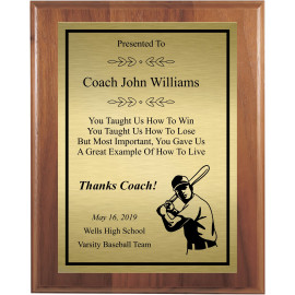 Genuine Walnut Plaque