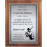 Genuine Walnut Plaque