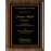 Walnut Piano Finish Plaque