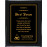 Black Piano Finish Plaque