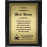 Black Piano Finish Plaque