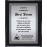 Black Piano Finish Plaque