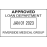S-827D Self-Inking Date Stamp 1 3/16" x 2"