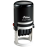 R-542D Round Self-Inking Date Stamp 1 5/8" dia