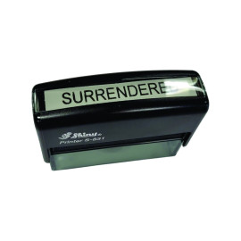 SURRENDERED Stamp