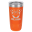 20 oz. Orange Polar Camel Tumbler