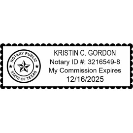 Notary Self-Inking Stamp S-854