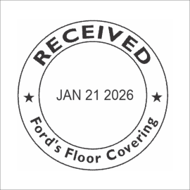 R-542D Round Self-Inking Date Stamp 1 5/8" dia