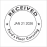R-532D Round Self-Inking Date Stamp